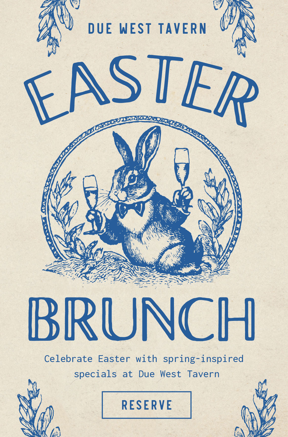 Due West Easter Brunch